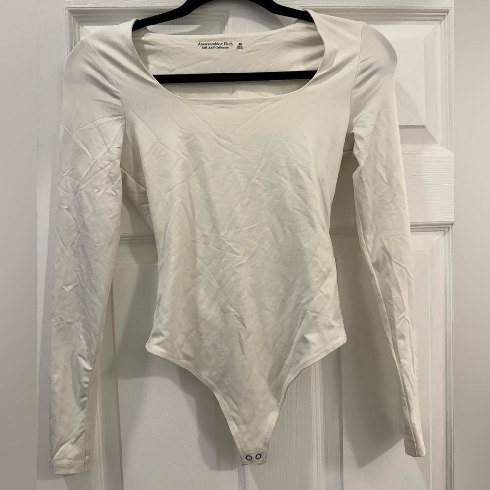 White Long Sleeve Bodysuit